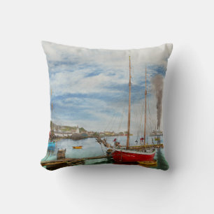 Coussin Ville - Île Mackinac MI - Nautique mec 1906