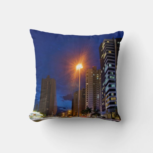 Coussin Ville Londrina de nuit (Recto)