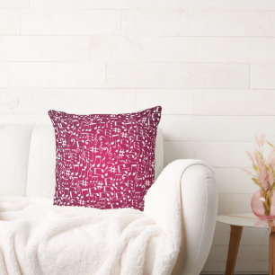 Coussin Vin de Bourgogne riche avec des notes de musique b