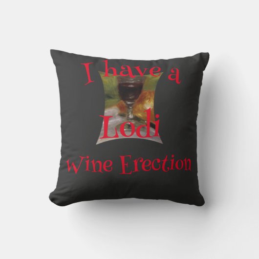 Coussin Vin Rouge Blanc Vin Vin Pays Californie Oregon (Recto)