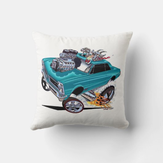 Coussin Vince Crain GOATINATOR blue 1965 GTO (Verso)