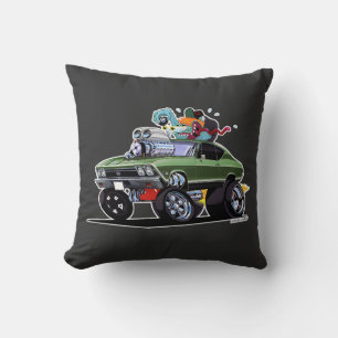 Coussin Vince Crains High Octane Art, 1968 Chevelle SS