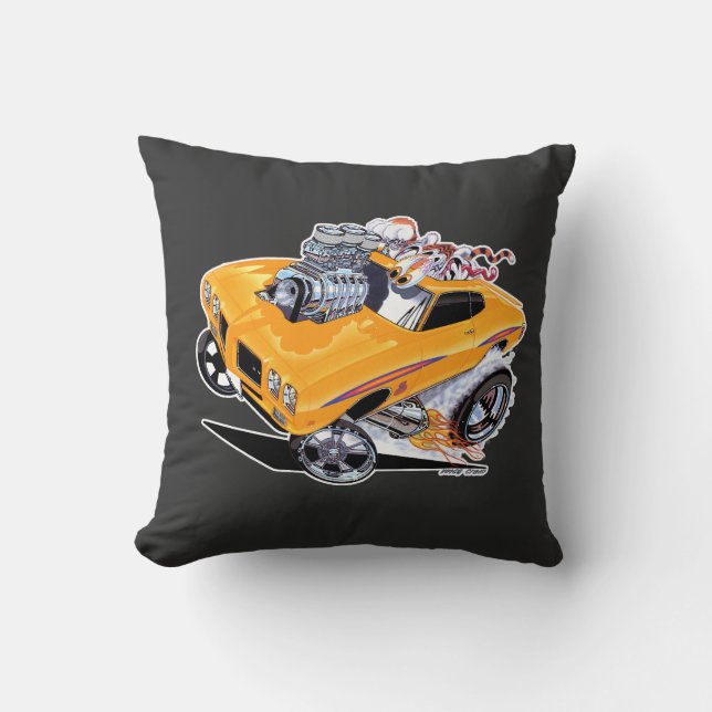 Coussin Vince Crains High Octane Art, 1970 GTO le juge (Recto)
