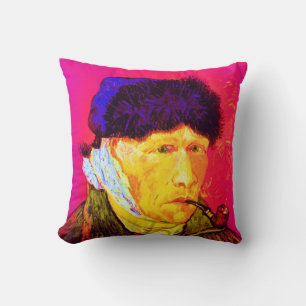 Coussin Vincent Van Gogh - Autoportrait Bandage Pop Art