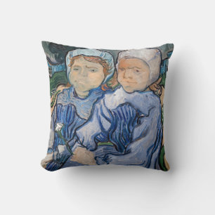 Coussin Vincent van Gogh - Deux petites filles