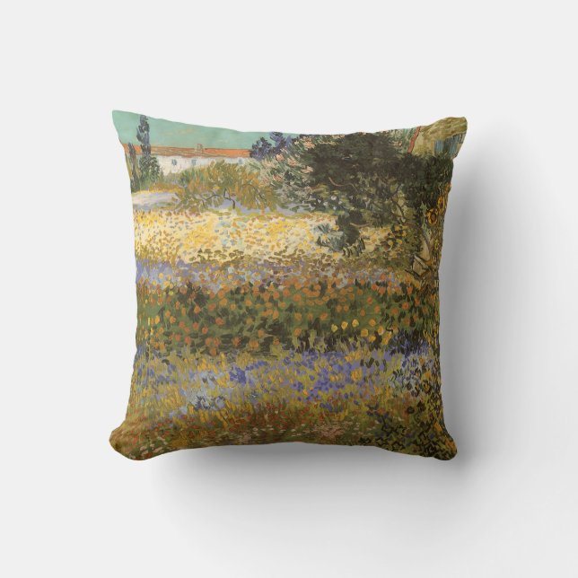 Coussin Vincent van Gogh - Flower Garden (Recto)