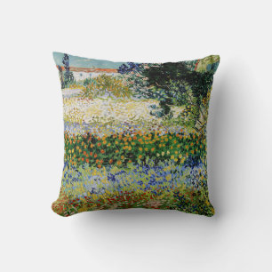 Coussin Vincent van Gogh - Jardin en fleurs