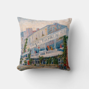 Coussin Vincent van Gogh - Le Restaurant de la Sirene