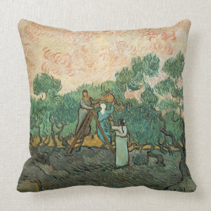 Coussin Vincent van Gogh les récolteuses olives,