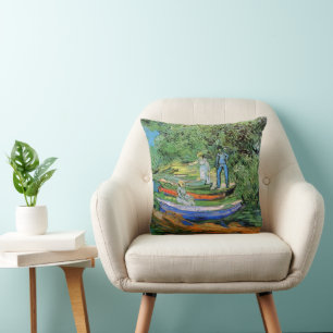 Coussin Vincent van Gogh - Rive de l'Oise à Auvers