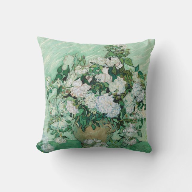 Coussin Vincent van Gogh - Roses (Recto)