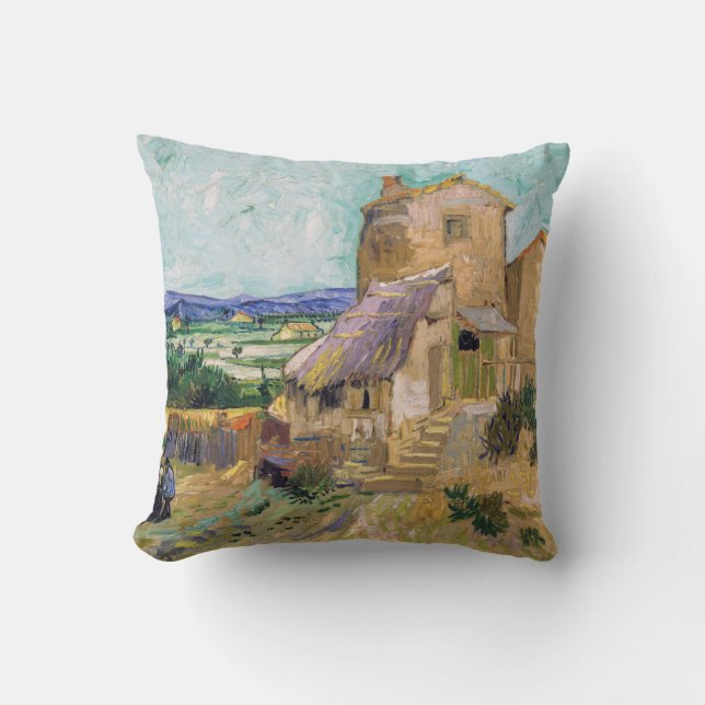 Coussin Vincent van Gogh - The Old Mill (Recto)