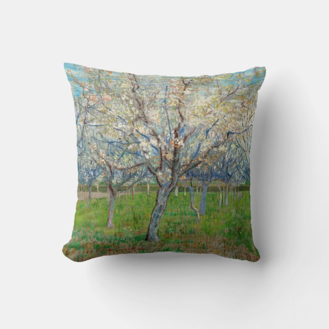 Coussin Vincent van Gogh - Verger Rose (Recto)