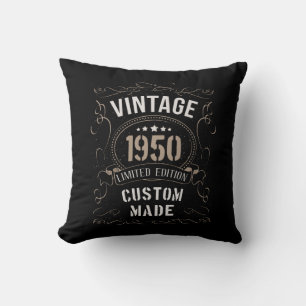Coussin Vintage 1950 Limited Edition Personnalisé