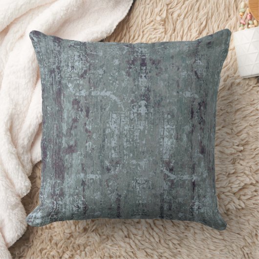 Coussin Vintage Abstrait Antique Bleu Turquoise (Couverture)