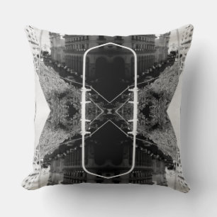 Coussin Vintage Algérie Alger Vue d'ensemble du bâtiment S