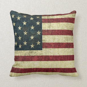 Coussin Vintage américain Grunge