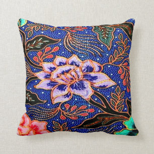 Coussin Vintage, Batik indonésien