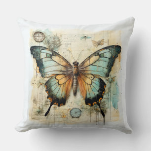 Coussin Vintage Butterfly