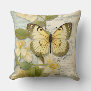 Coussin Vintage Butterfly