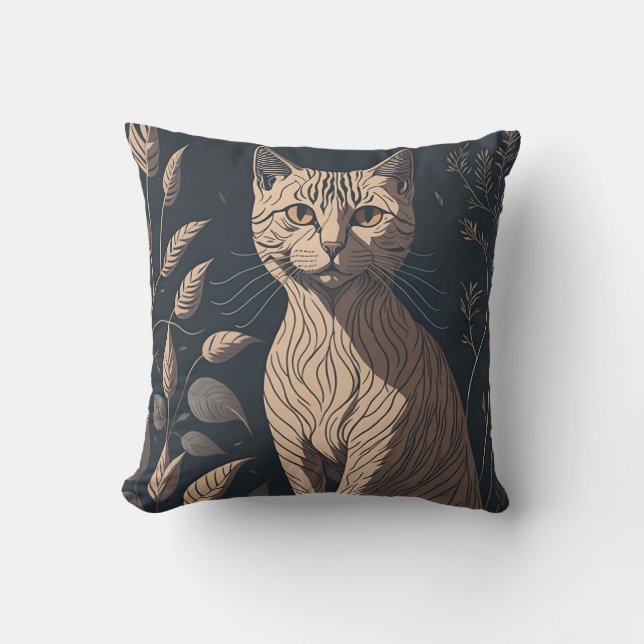 Coussin vintage cat 4 (Recto)