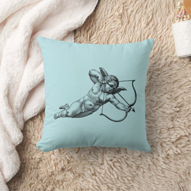Coussin Vintage Cherub Cupid Love (Couverture)