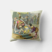 Coussin Vintage Comptine Poème Chanson Old King Cole (Verso)