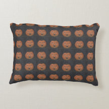 Coussin vintage de citrouille