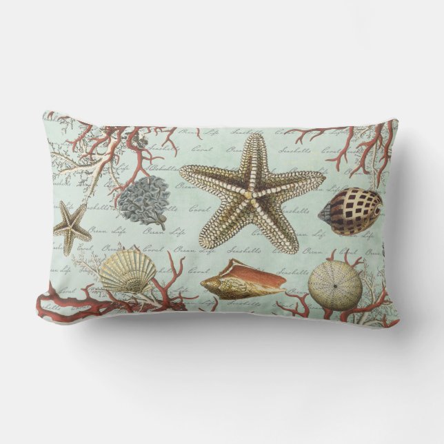 Coussin vintage de coquillages… (Recto)