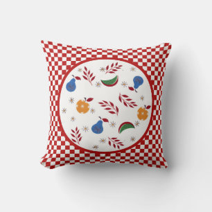 Coussin vintage de fruits