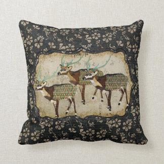 Coussin vintage de MoJo de cerfs communs d'axe