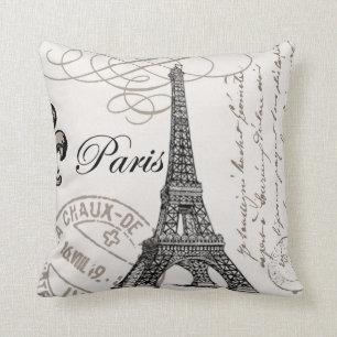 Coussin vintage de Paris…