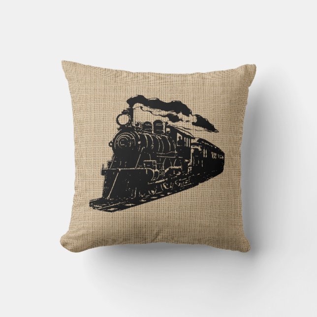 Coussin vintage de train (Recto)