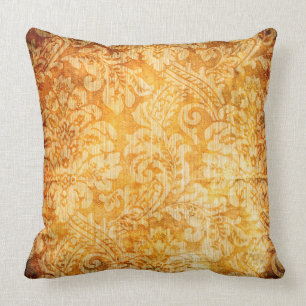 Coussin Vintage des Arabesques d'or