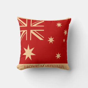 Coussin Vintage du drapeau australien