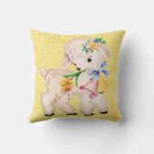 Coussin VINTAGE EASTER LAMB (Verso)