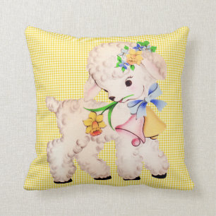 Coussin VINTAGE EASTER LAMB