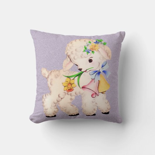 Coussin VINTAGE EASTER LAMB (Recto)