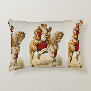 Coussin Vintage Elegant Père Noël sur l'accent d