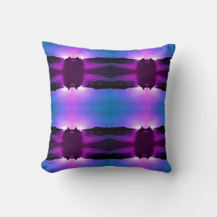 Coussin Vintage États-Unis Alaska Midnight soleil musculat