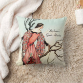 Coussin Vintage Fairy Tale Princess Whimsical Storybook (Couverture)