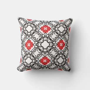 Coussin Vintage floral intemporel : sans couture classique