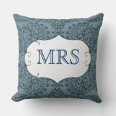 Coussin vintage Floral Monogram (Recto)