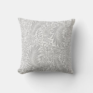 Coussin Vintage Floral William Morris Willow Bough Grey