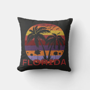 Coussin Vintage Floride USA Summer Beach
