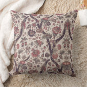 Coussin Vintage Français Textile Floral Art nouveau (Couverture)