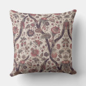 Coussin Vintage Français Textile Floral Art nouveau (Verso)