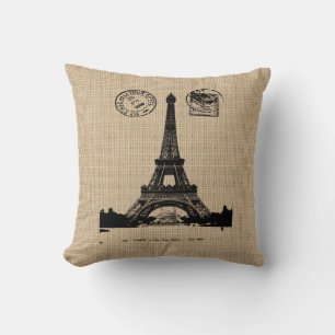 Coussin Vintage French Postcard Pillow
