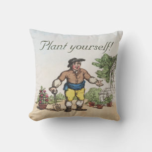 Coussin Vintage Gardener's Funny Cushion