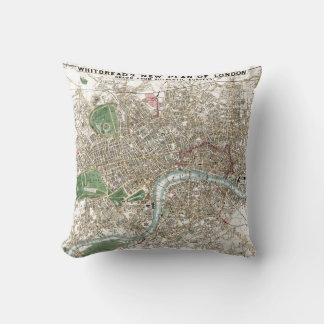 Coussin Vintage London City Plan Antique